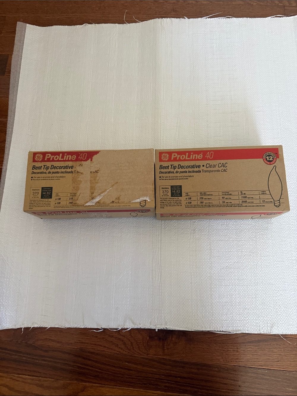 2 brand new 12-packs 24bulbs GE bulbs